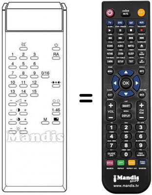 Replacement remote control MC 27