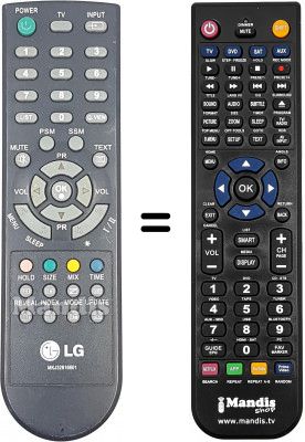 Replacement remote control Goldstar 17 LS 5R