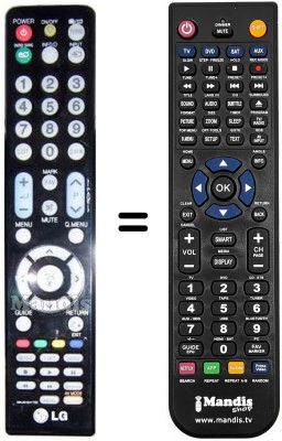 Replacement remote control MKJ61641702