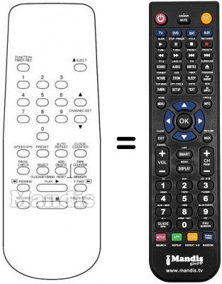 Replacement remote control N9123