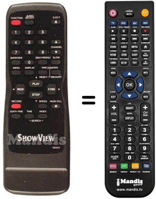 Replacement remote control Funai 21A-620