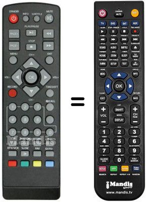 Replacement remote control MPMAN DVB-T 3500