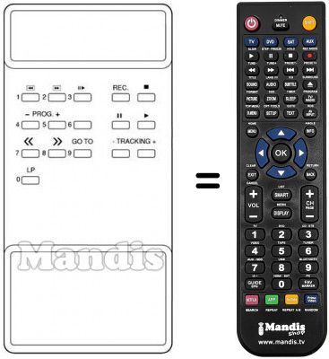 Replacement remote control Loewe OC-11 M