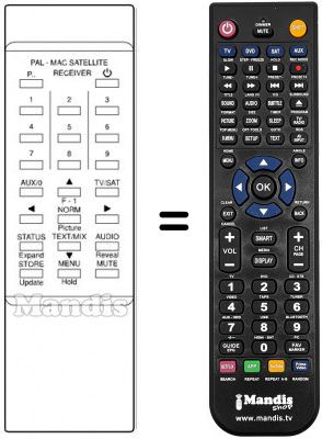 Replacement remote control OR 42
