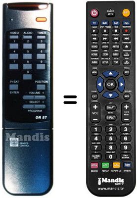 Replacement remote control OR 57