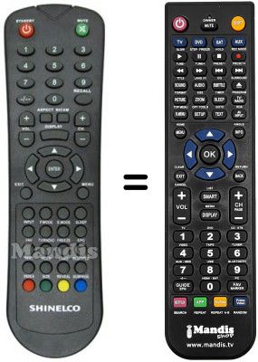 Replacement remote control Maxell PDP-M 3201