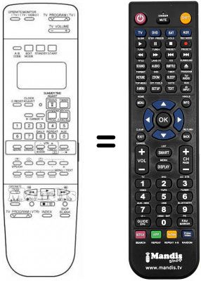 Replacement remote control PQ 11202 A