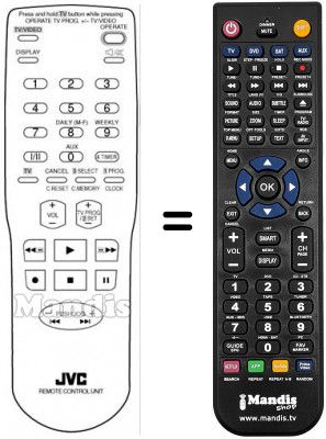Replacement remote control PQ 21760 D 3