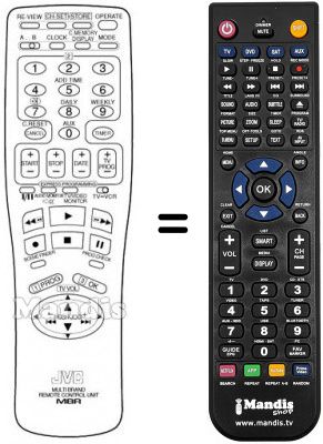 Replacement remote control PQ 21953 A