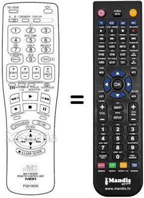 Replacement remote control PQ 21953 S