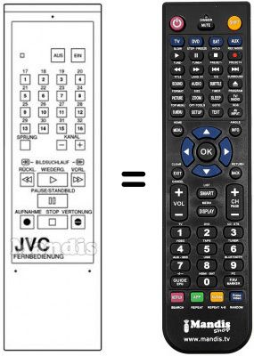 Replacement remote control PU 11099 A