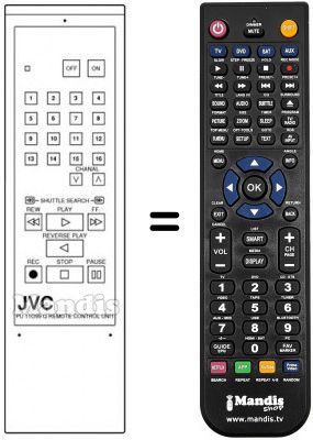 Replacement remote control PU 11099 Q