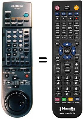 Replacement remote control RC-7VR01