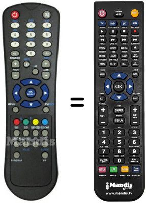 Replacement remote control Nikkei NK 1581 LD