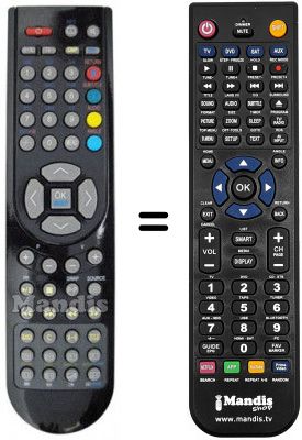 Replacement remote control RC 1166