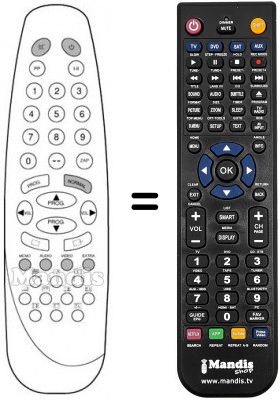 Replacement remote control RC 1530