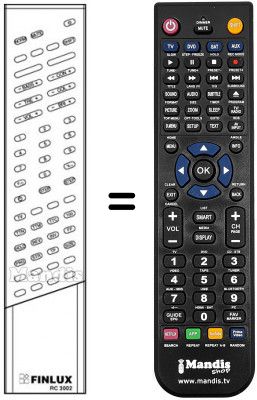 Replacement remote control RC 3002