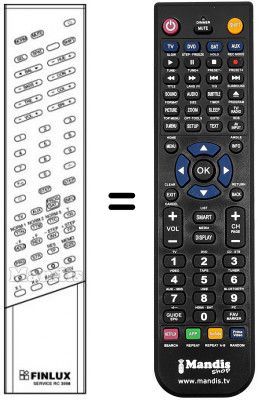 Replacement remote control RC 3008