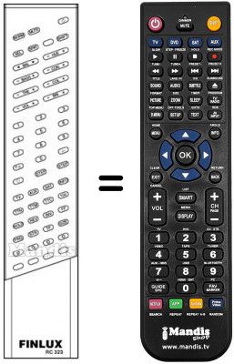 Replacement remote control RC 323