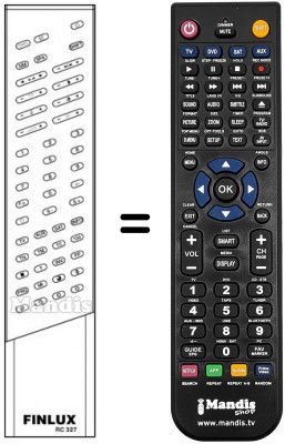 Replacement remote control RC 327