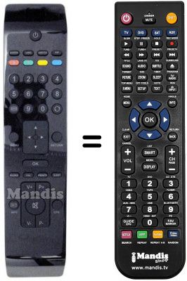 Replacement remote control RC 3900