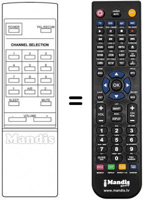 Replacement remote control RC 92