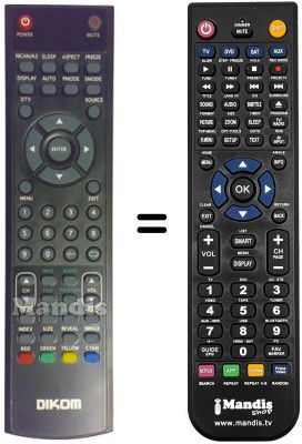 Replacement remote control RCH0001P