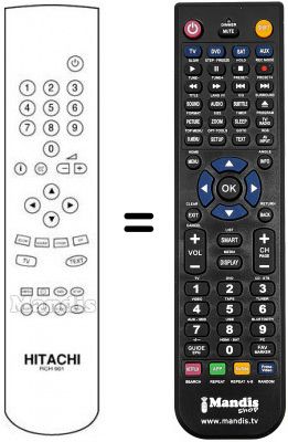 Replacement remote control RCH 601