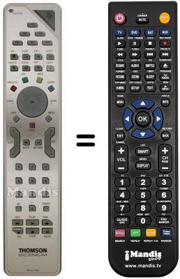 Replacement remote control Arc En Ciel 44 CW 412 Replacement remote control Arc En Ciel 44 CW 412