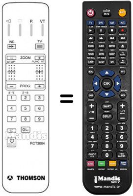 Replacement remote control Teleavia 29 DP 92 J