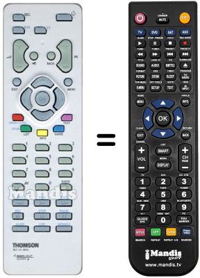 Replacement remote control Arc En Ciel DTI 551 Replacement remote control Arc En Ciel DTI 551