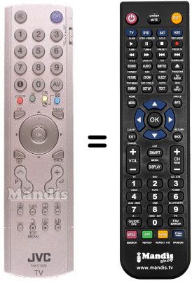 Replacement remote control JVC PD 35D30
