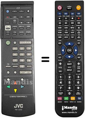 Replacement remote control RM-C872