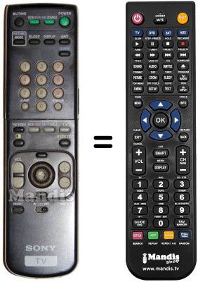 Replacement remote control RM-Y174