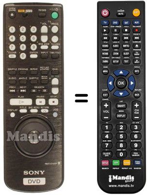 Replacement remote control RMT-D120 P