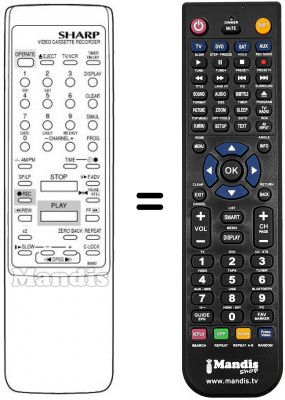 Replacement remote control RRMCG 0892