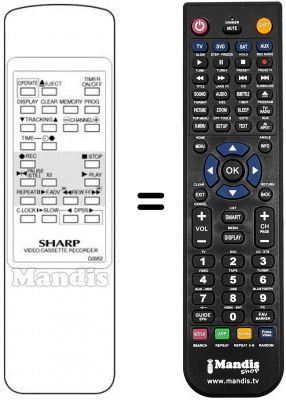 Replacement remote control RRMCG 0952 CESA