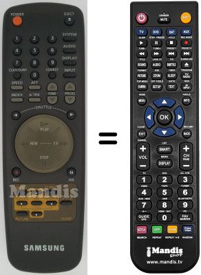 Replacement remote control 10329 P