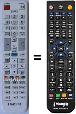 Replacement remote control Samsung SYNCMASTER TA 550