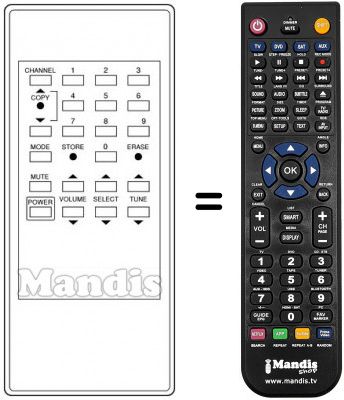 Replacement remote control SL-600