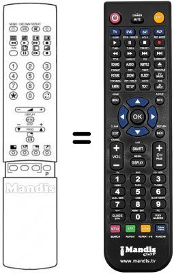 Replacement remote control STUL 68