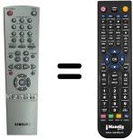 Replacement remote control Samsung SV-651 F Replacement remote control Samsung SV-651 F