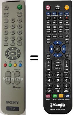 Replacement remote control Sony KV-28 EW20E