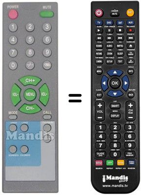 Replacement remote control Amstrad T 1010