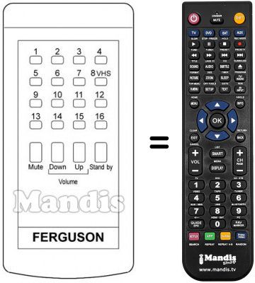 Replacement remote control T 740 Replacement remote control T 740