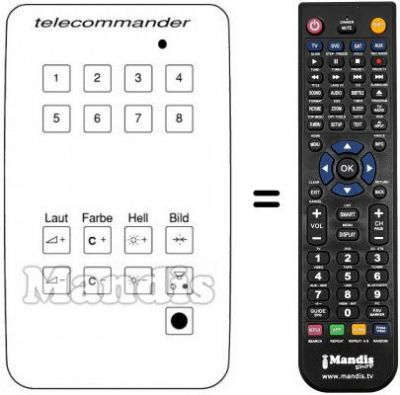 Replacement remote control TC 309