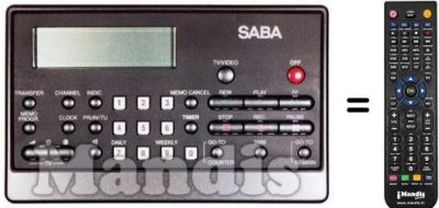 Replacement remote control TC 6720 I