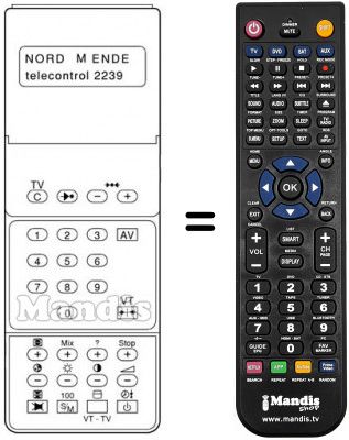 Replacement remote control 583.520