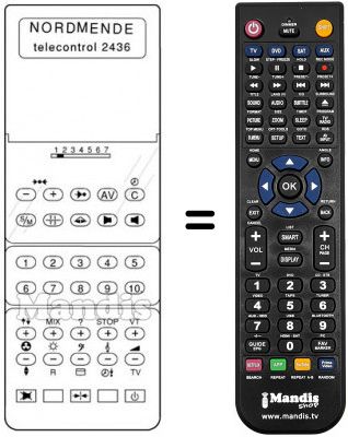 Replacement remote control 583.504