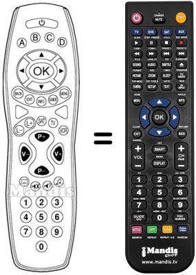 Replacement remote control TL 15-3